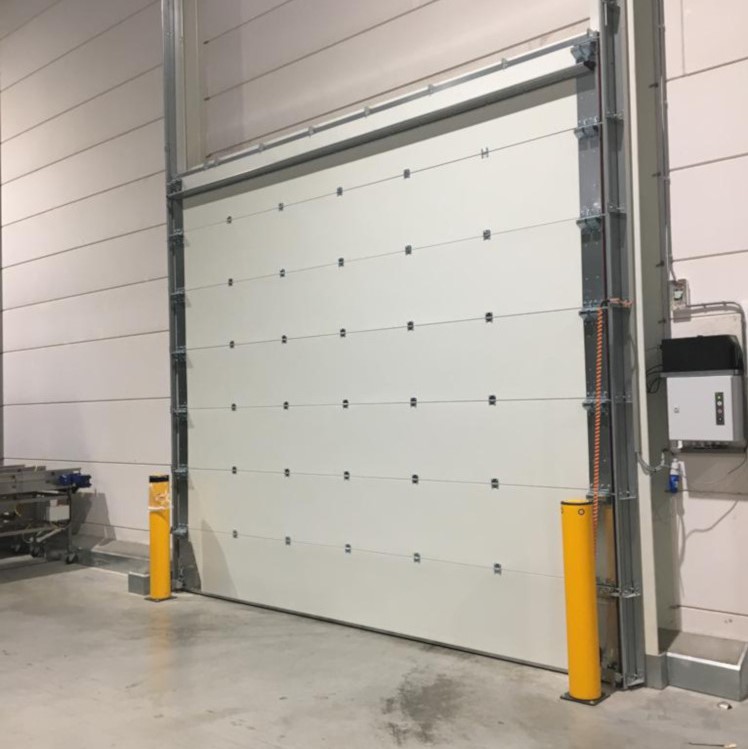 white high-quality fire-resistant industrial doors 